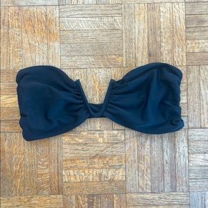 MIKOH Swimwear Reunion V Wire Bandeau Bikini Top